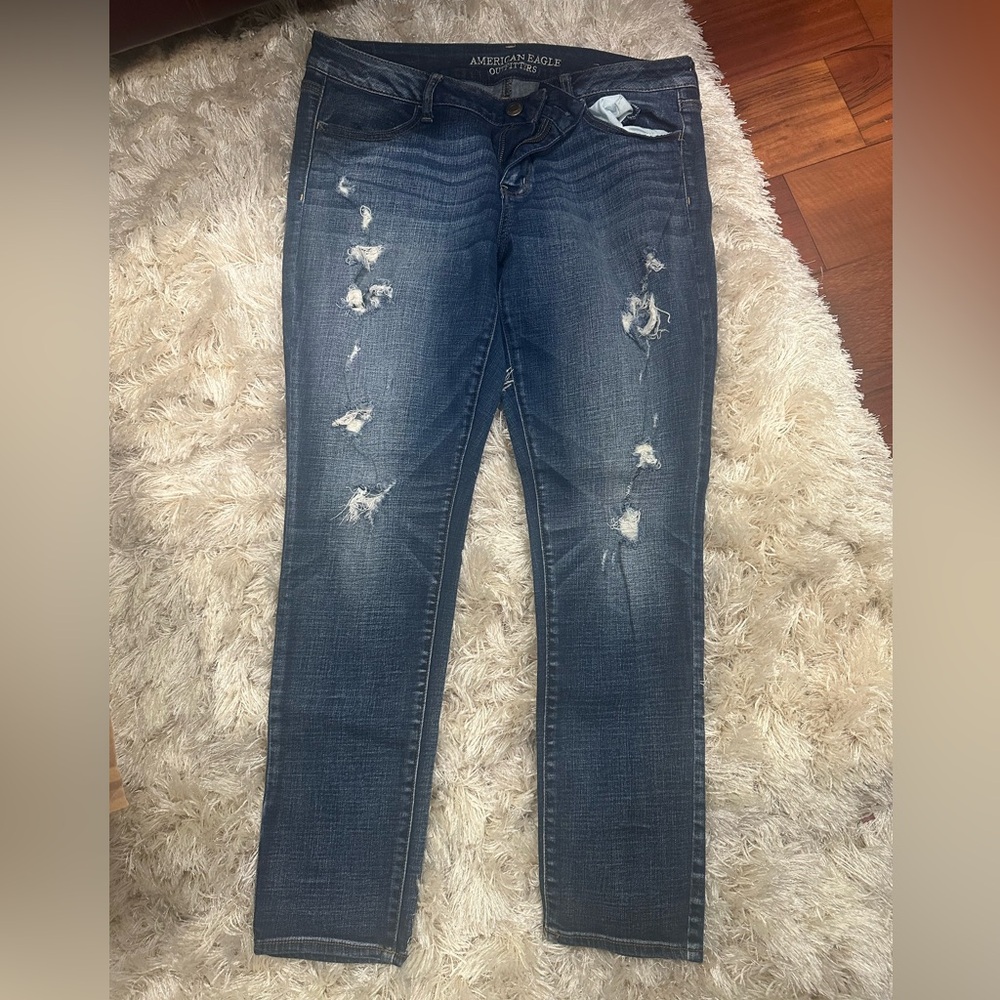 American Eagle Distressed Denim